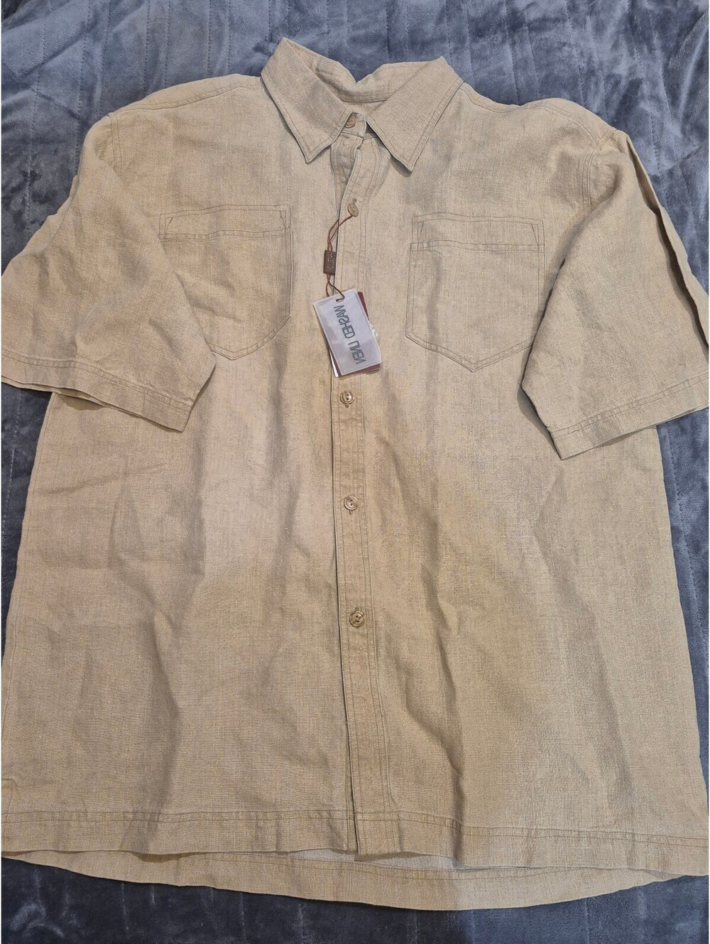 Royal Prestige 3XL Linen Casual Button Up Shirt